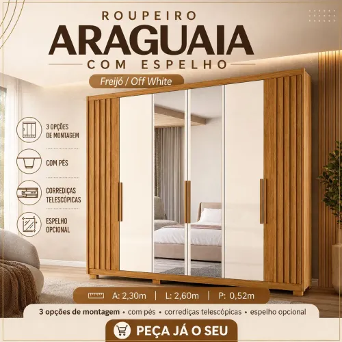 Guarda roupa Casal Araguaia