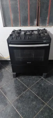 Fogão Atlas 5 bocas tampa de vidro