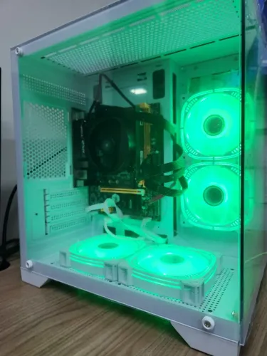 PC GAMER - RYZEN 5 5600 GT + 8GB RAM + SSD 128GB + FONTE 500W + GABINETE AQUARIO