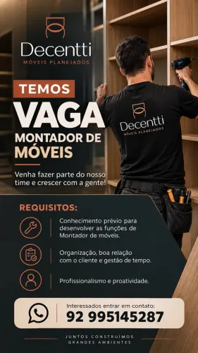 Vaga de montador