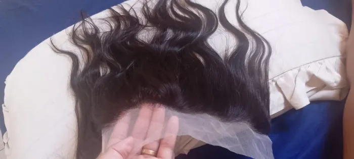 Top closure cabelo humano do sul
