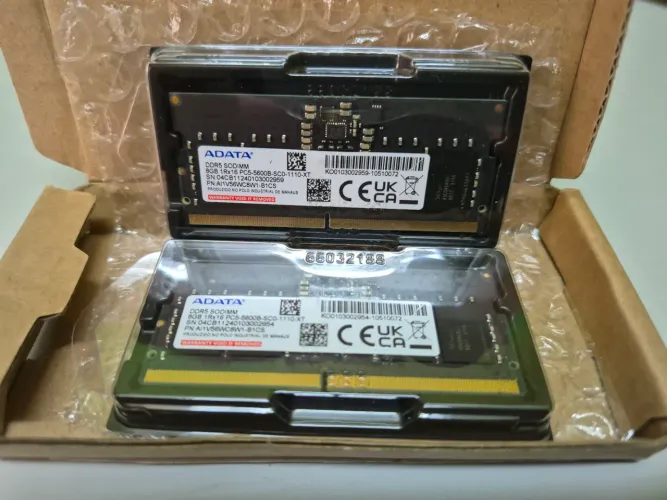 2 Memória RAM DDR5 ADATA XPG 8GB 5600Mhz CL46
