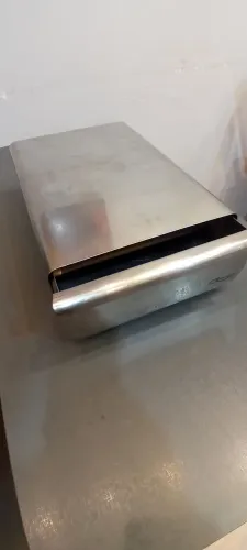GAVETA INOX. PORTA BORRA DE CAFÉ.