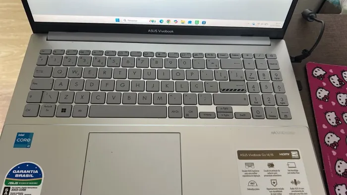 ? NOTEBOOK ASUS VIVOBOOK GO 15 ? 8GB RAM, SSD 256GB ? IMPECÁVEL!
