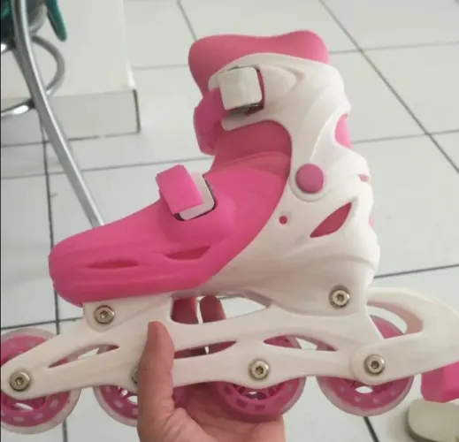 Patins barato rosa 33 ao 37