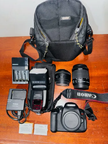 Kit Câmera Canon T5i completo - Ótimo estado