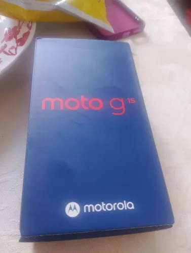 Vendo celular Moto G15 novo na caixa . Tem NF