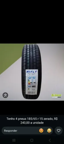 Pneu novo 185/65 r 15 zerado.