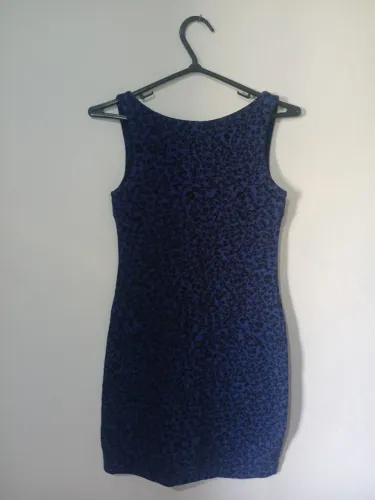 Vestido caveiras azul