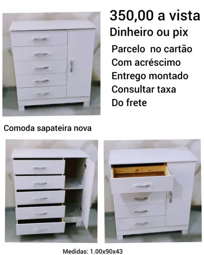 Comoda sapateira nova