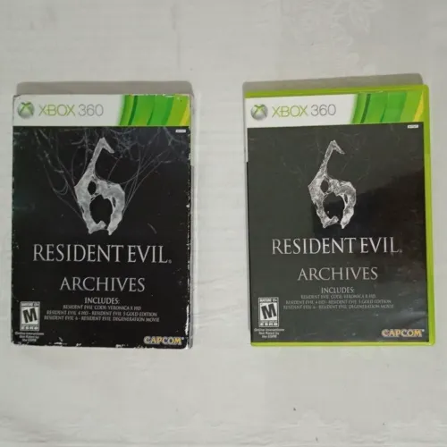 Resident Evil 6 Archives Xbox 360 - Mídia Física Original -