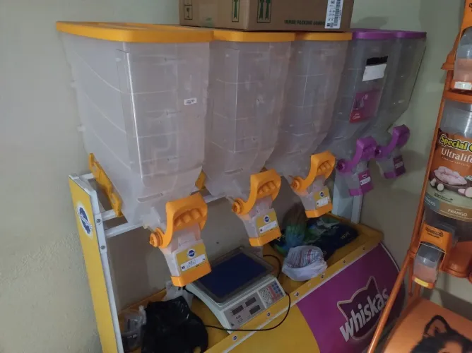 Porta ração 5 espaços