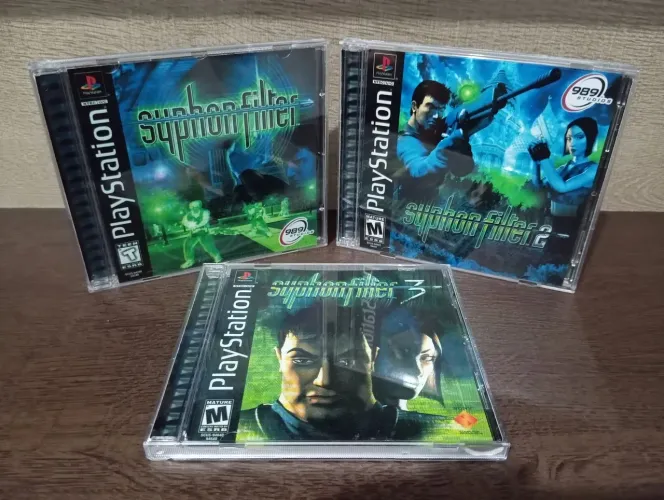 Coleção Syphon Filter para PS1 (REPRÔ) LEIA