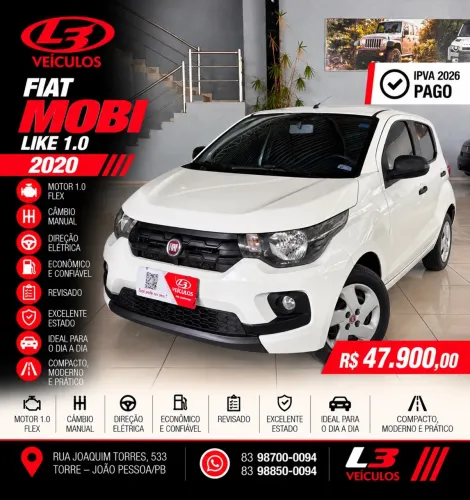 Fiat Mobi Like 1.0 Fire Flex 5P. 2020
