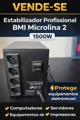 ? Estabilizador Profissional BMI Microlina 2 - 1500W