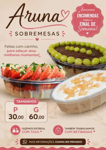 Sobremesas por Encomendas 