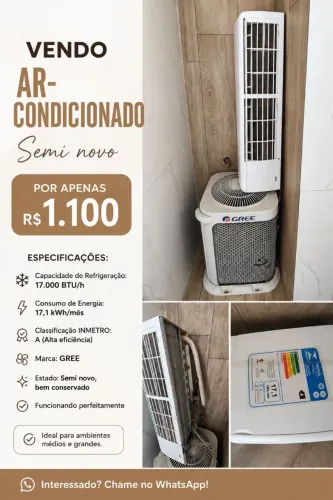 VENDO AR CONDICIONADO
