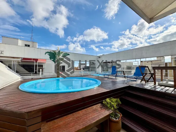 Cobertura Penthouse com piscina e área gourmet na Praia da Enseada, Guaruja