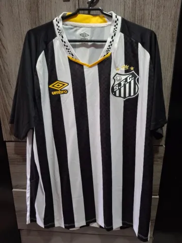 Camisa Santos FC listrada neymar original