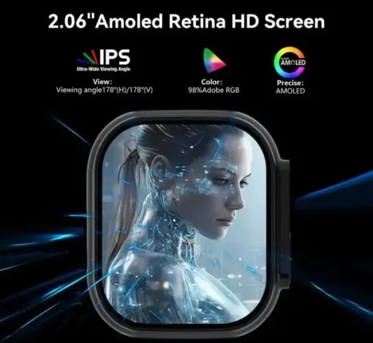 Smartwatch 5g Ultra 3 Ai 16gb Serie 10 Chip 7pulseira Câmera Caixa