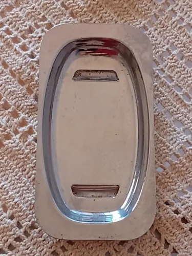 Saboneteira Antiga Inox Vintage Década 70 Sem Riscos Perfeita