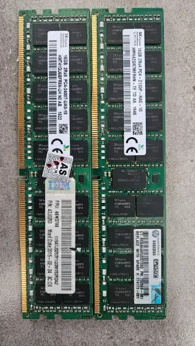 Memória RAM 32GB 2X 16GB DDR4 ECC 2400MHZ