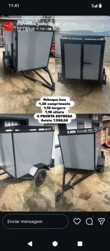 Carreta baú