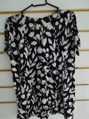 Blusa malha fria estampada