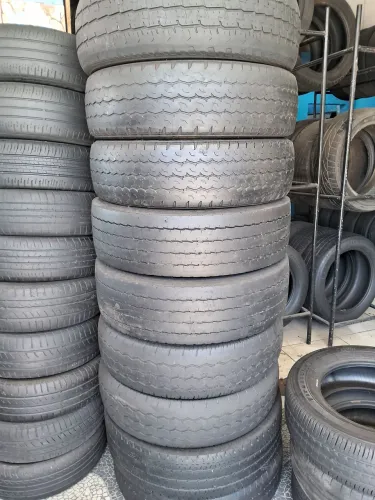 8 pneus 225/75-16c meia vida