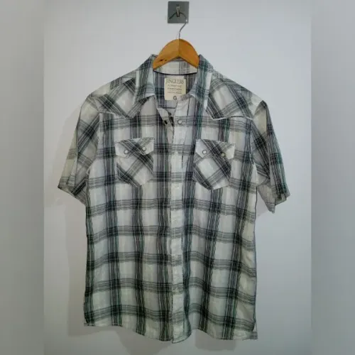 Camisa Masculina Manga Curta Tam. G
