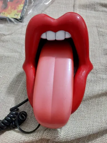 TELEFONE ANTIGO ROLLING STONES DECORAÇÃO SÓ VENDA NÃO TROCO POR NADA LEIA ABAIXO