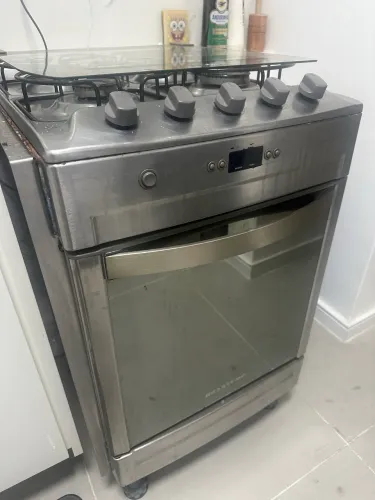 Fogão Inox 4 Bocas Embutir