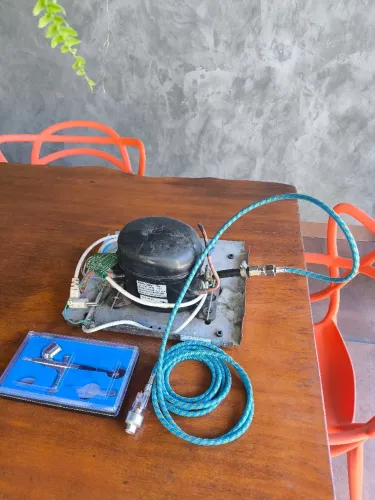 Vendo aerógrafo completo