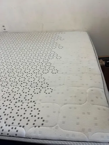 Cama queen box+colchao