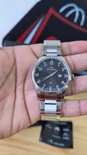Relógio Technos Prata - 2115TZC/1P