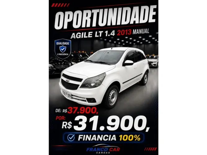 Chevrolet Agile LT 1.4 MPFI 8V Flexpower 5P 2013
