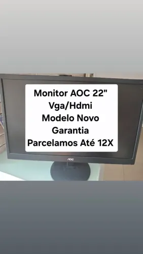 Monitor AOC 22" Vga / Hdmi - Garantia 