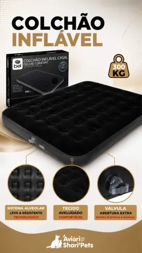 Colchão inflável solteiro
