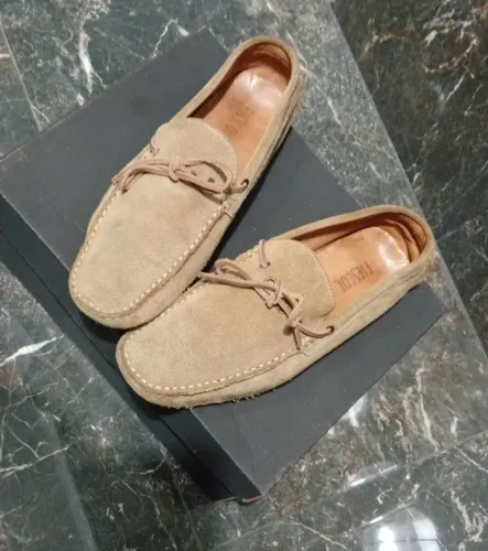 Mocassim Fiescot em couro masculino 