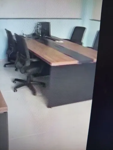 Mesa plataforma de escritório 6 lugares
