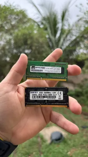 MEMÓRIAS RAM PARA NOTEBOOK 8Gb + 2GB - DDR3 / DDR3L