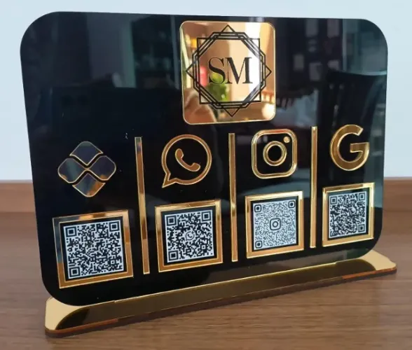Placa de redes sociais - Dê agilidade aos seus negócios