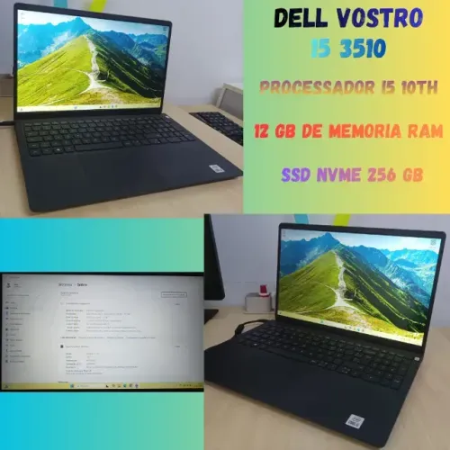 Notebook Dell Vostro 15 3510 I5 10th 12gb Ram Cinza (Usado)