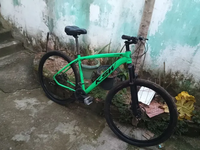 Bicicleta, troca em tablet