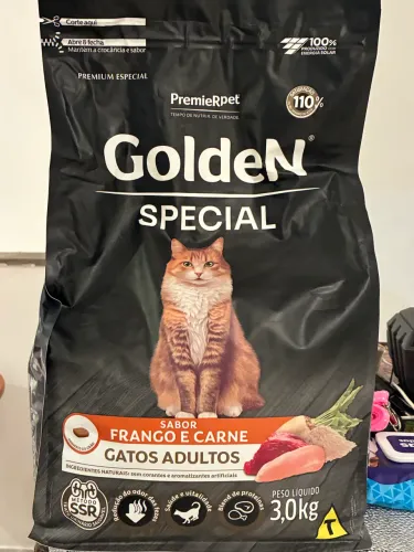 RAÇAO GOLDEN GATO ADULTO 3KG