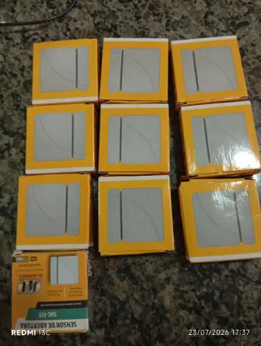 10 sensores sem fio JFL para janela ou porta sem uso