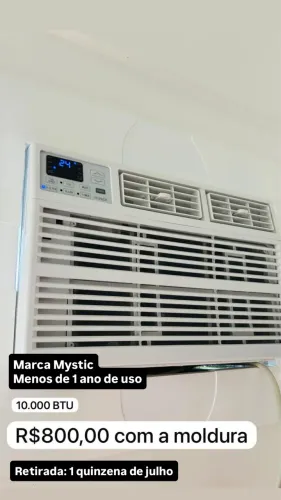 Ar condicionado 10.000BTUs Mystic 