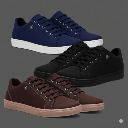 ? Kit 3 Sapatênis Masculino Casual | Estilo Street + Elegante | R$120