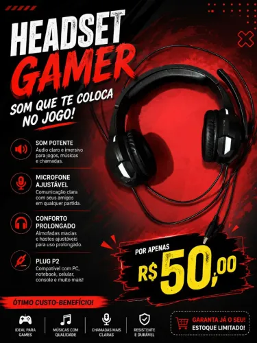 HEADSET GAMER