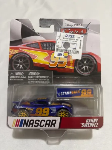 Carrinho Matel Disney PIXAR CARROS - NASCAR - modelo OCTANEGAIN 99 - Danny Swervez